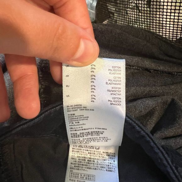 UNIQLO Dark Wash‎ Blue Straight Jeans (27) - Picture 8 of 9